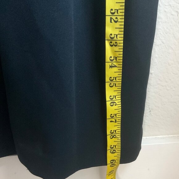 VTG Andrea Polizzi Rex Lester Small Black Halter Formal Gown Dress Velvet Goth - Picture 5 of 16